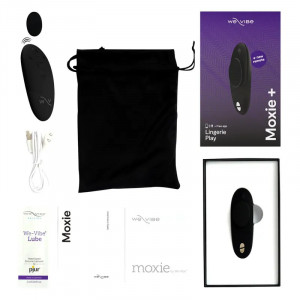 Crne Vibro Gaćice | Moxie We Vibe