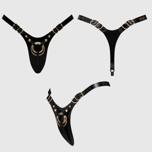Kvalitetne gaćice za strap on | Strap-on-me Fabulous Faux Leather Harness