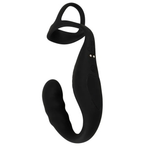 Masažer prostate | Cock Ring with RC Prostate Plug