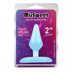 Plavi analni dildo za pocetnike | Blue Butt Plug
