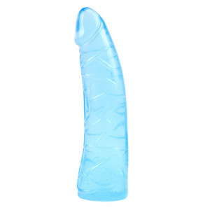 Plavi TPE dildo 19cm | Blue TPE Dildo