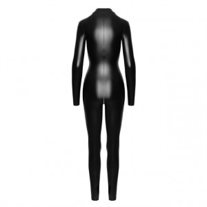 Seksi kombinezon sa rajsferšlusom | Powerwetlook Catsuit with front zipper