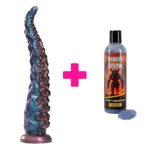 Silikonski dildo Maelstrom Beastlord i Lubrikant Beasty Sperm | KOMBINUJ I UŠTEDI 228