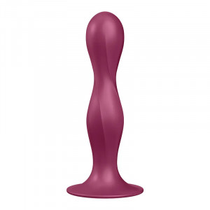Silikonski dildo | SATISFYER Double Ball-R red