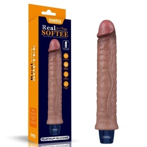 Veliki silikonski vibrator 24cm | 9.5in REAL SOFTEE