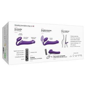 Vibrirajući strap on | Strap-on-me Vibrating Bendable Strap On