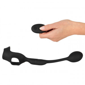 Vibro prsten sa analnim vibratorom | Cock Ring with RC Butt Plug