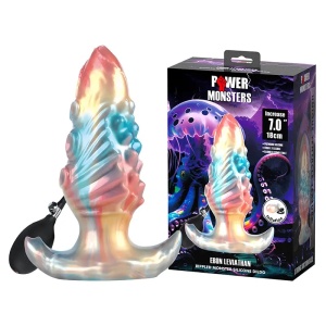 Analni dildo na naduvavanje Ebon Leviathan i Lubrikant Beasty Sperm | KOMBINUJ I UŠTEDI 224