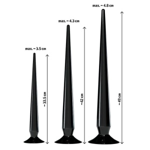 Analni dildo set | Super Long Flexible Butt Plug Set