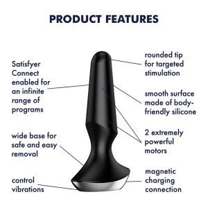 Analni vibrator aplikacija | SATISFYER PLUG-ILICIOUS 2