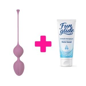 Kegel balls purple 75g i lubrikant | KOMBINUJ I UŠTEDI 133