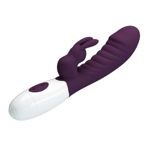 Ljubicasti multifunkcionalni zeka vibrator | Naughty Bunny