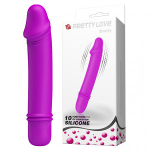 Ljubičasti Silkonski Vibrator 10 Funkcija | Emily