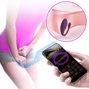 Ljubicasto vibro jaje na aplikaciju | Dona