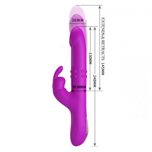 Multifunkcionalni Vibrator sa Pomeranjem | Reese Purple