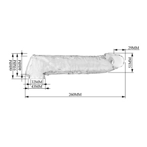 Providna navlaka za penis sa 3 produžetka | Extension Penis Sleeve