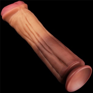 Silikonski dildo 30cm | 12in Dual Layered Platinum Silicone Cock
