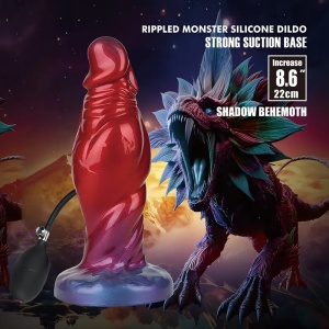 Silikonski dildo na naduvavanje | Shadow Behemoth