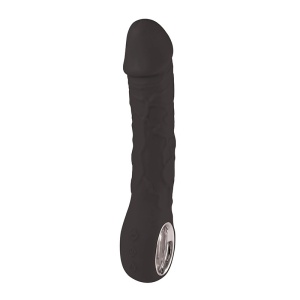 Silikonski vibrator Prometheus black i lubrikant | KOMBINUJ I UŠTEDI 120