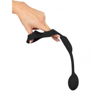 Vibro prsten sa analnim vibratorom | Cock Ring with RC Butt Plug