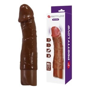 Crni realistični vibrator 20cm | Jermain