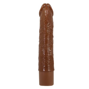 Crni realistični vibrator 20cm | Leander