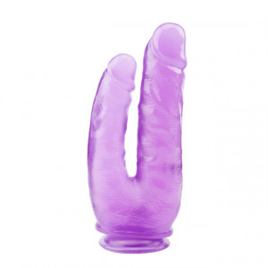 Ljubicasti dildo za duplu penetraciju 25cm | Double purple dildo