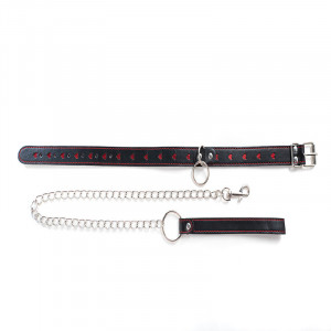 Ogrlica srce sa povodcem | Heart Collar and Leash 