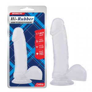 Providni realisticni dildo sa testisima 20cm | Transparent Dildo