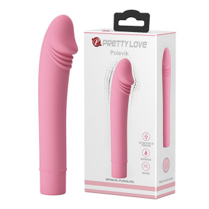 Realistični Silikonski Vibrator | PL Polevik Pink