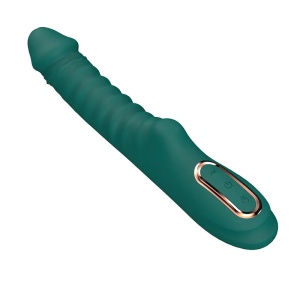 Rebrasti silikonski vibrator | Enyalius Green