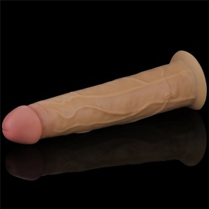 Rotirajuci dildo 23cm | 9in Dual Layered Platinum Silicone Rotator