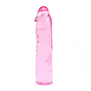 Roze TPE dildo 18cm | Pink TPE Dildo 18cm