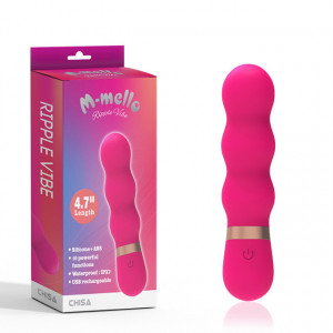 Silikonski Roze Vibrator 12cm | Ripple Vibe