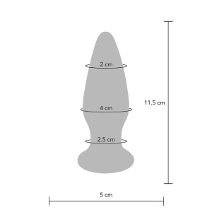 Stakleni analni dildo sa vibracijom | Shining Vibrating Glass Plug