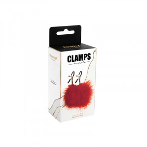 Stipaljke za bradavice sa crvenom peruskom | Nipple Clamps 