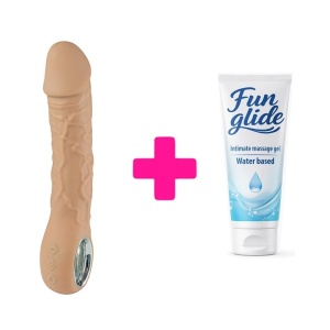 Vibrator Prometheus skin i lubrikant | KOMBINUJ I UŠTEDI 119