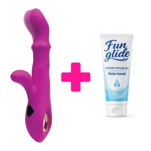 Vibrator sa pomeranjem Ares i lubrikant | KOMBINUJ I UŠTEDI 162