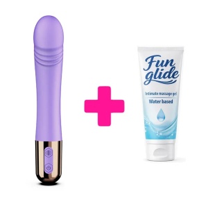 Vibrator sa pomeranjem Machaon i lubrikant | KOMBINUJ I UŠTEDI 176