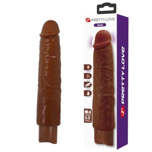 Crni realistični vibrator 25cm | Soren