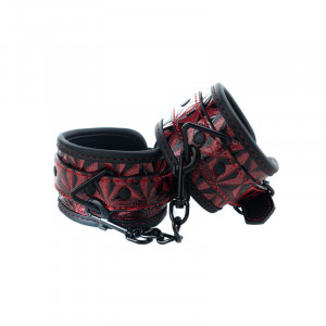 Crvene lisice za ruke sa crnim lancem | Red Wrist Cuffs 