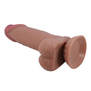 Dildo sa kozicom koja se pomera 19cm | Sliding Skin