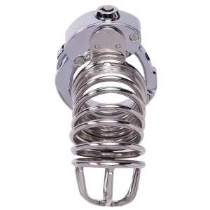 Kavez za penis | Stainless steel cock cage 1 Advanced Locking Mechanism