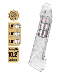 Providna navlaka za penis sa 3 produžetka | Extension Penis Sleeve