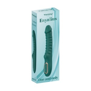 Rebrasti silikonski vibrator | Enyalius Green