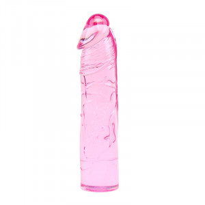 Roze TPE dildo 18cm i Lubrikant | KOMBINUJ I UŠTEDI 96