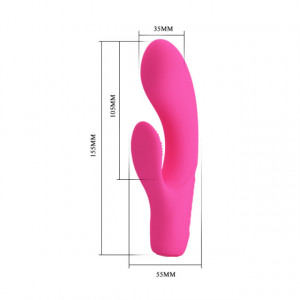 Savitljivi vibrator sa dodatnom stimulacijom klitorisa | PL Tim