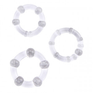Set od 3 prstena | Beaded Cock Rings