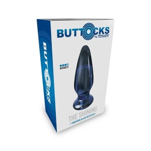 Stakleni analni dildo sa vibracijom | Shining Vibrating Glass Plug