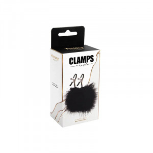 Stipaljke za bradavice sa crnom peruskom | Nipple Clamps 